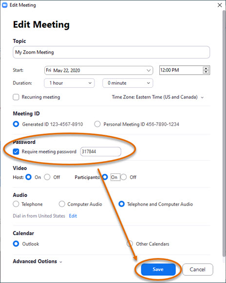 How To Create Meeting Password In Zoom
