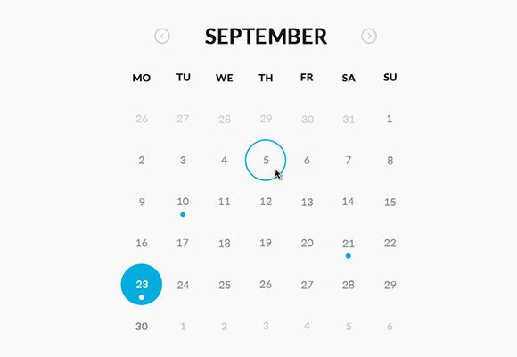 Html Calendar Design With Code