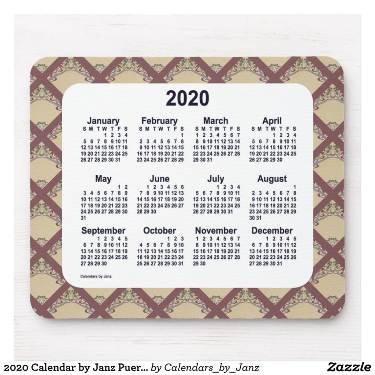 Calendar Date Pad Design