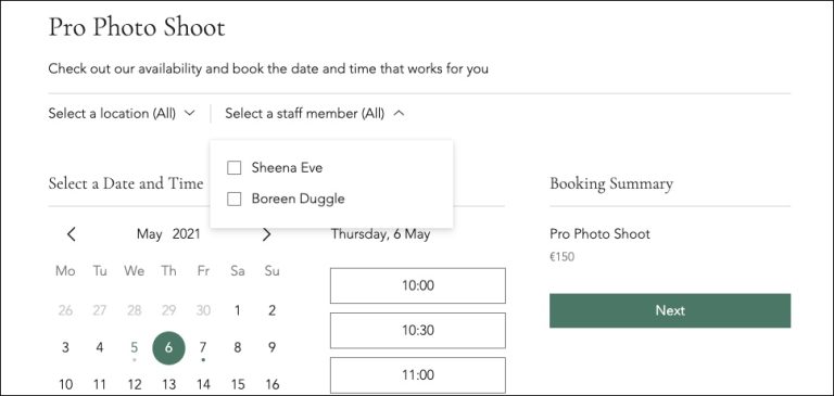 How To Add Booking Calendar On Wix