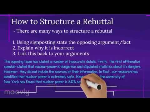 How To Structure A Rebuttal In A Debate