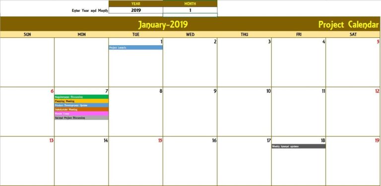 How Do I Create A Recurring Monthly Schedule In Excel