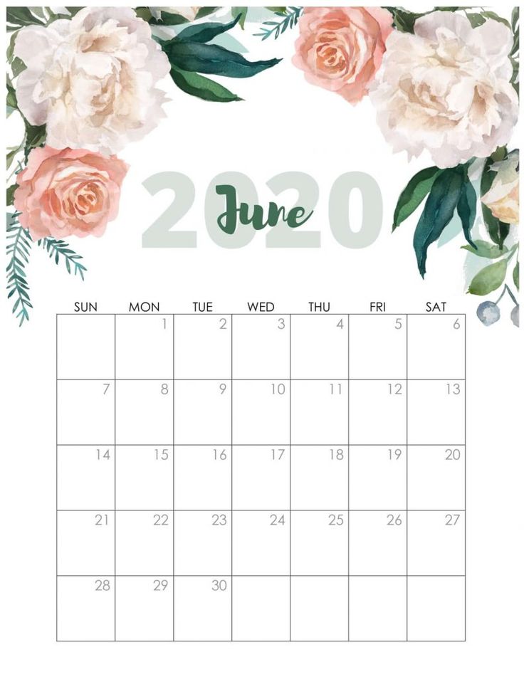 June Calendar Design