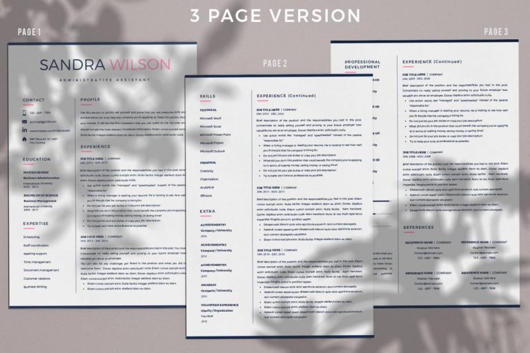 Simple 2 Page Resume Examples