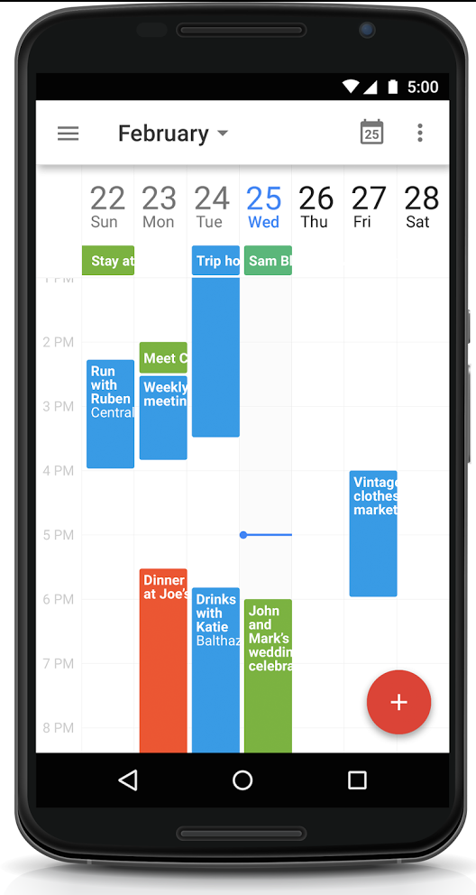 Best Calendar Layout Android