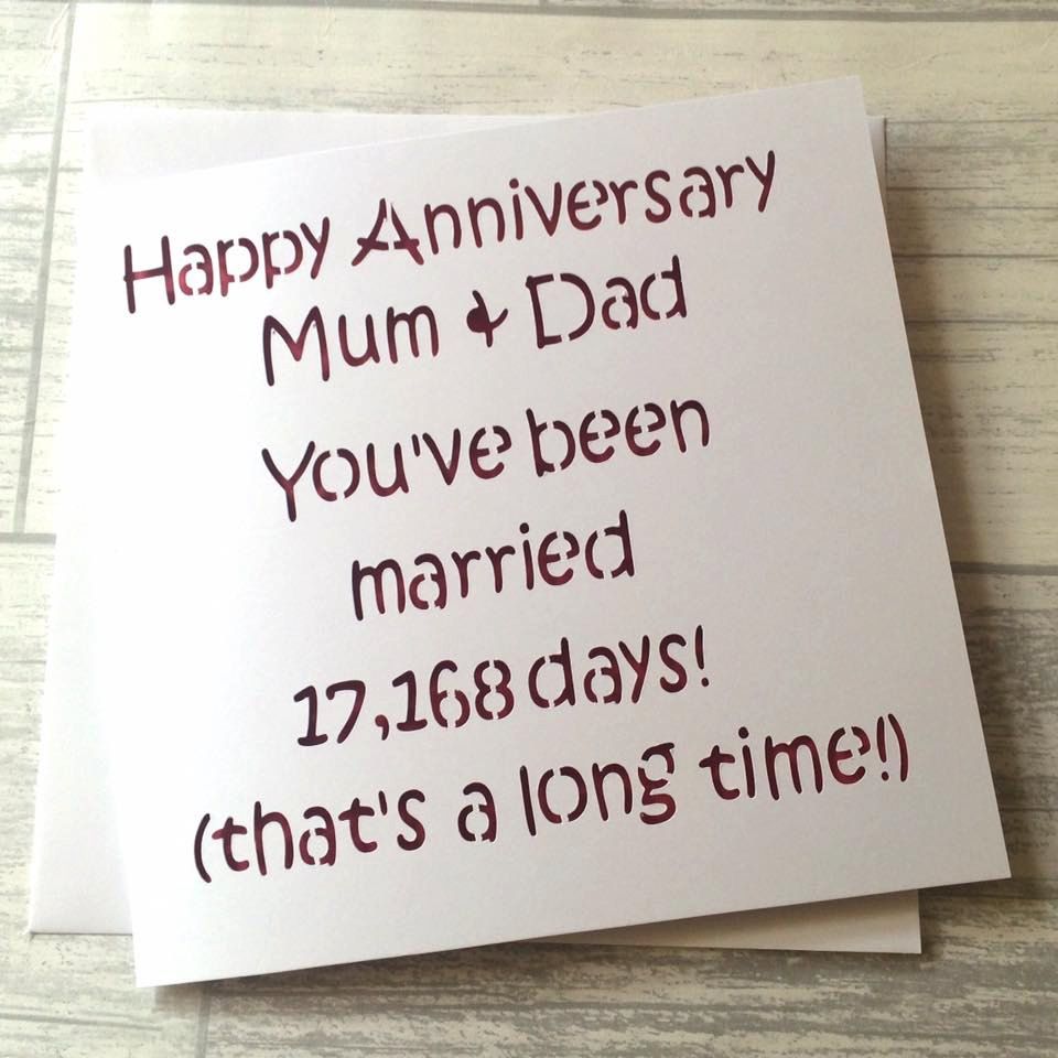 What To Write In A 25th Wedding Anniversary Card To Parents