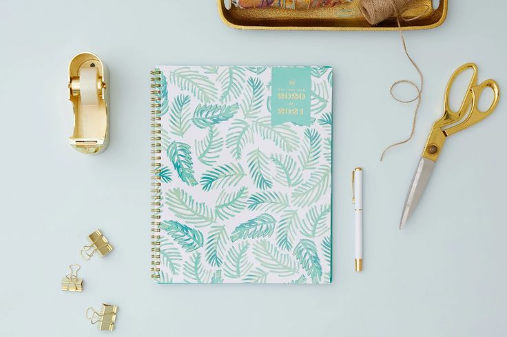 Blue Sky Daily Monthly Planner 2020