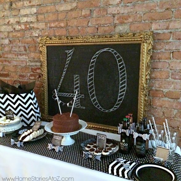 How To Host A 40th Birthday Party At Home