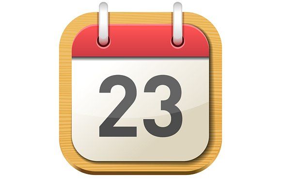 Calendar Date Icon Design