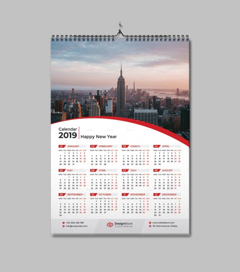 6 Page Calendar Design