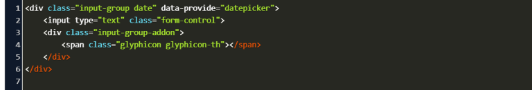 Bootstrap Datepicker Example Code W3schools