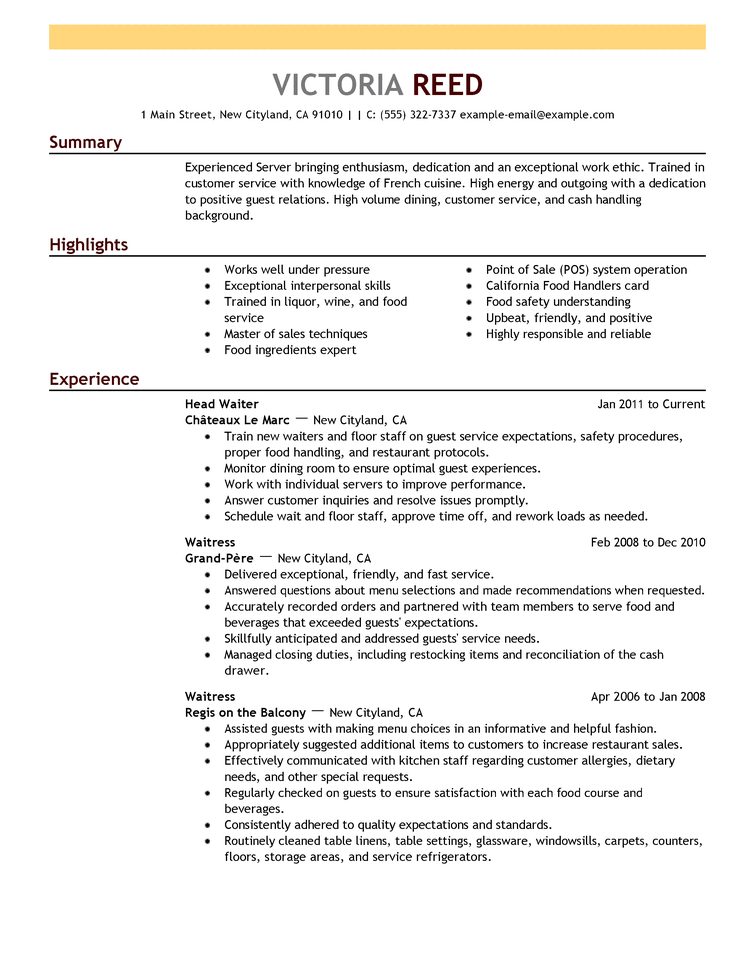Best Resume Examples