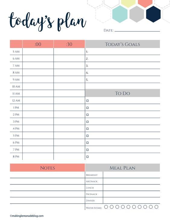 Daily Timetable Design