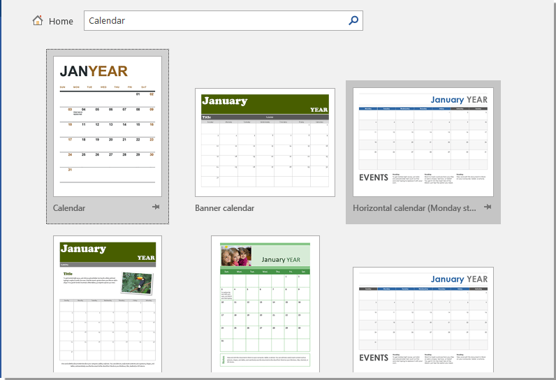 How To Create A Calendar In Word With Multiple Months