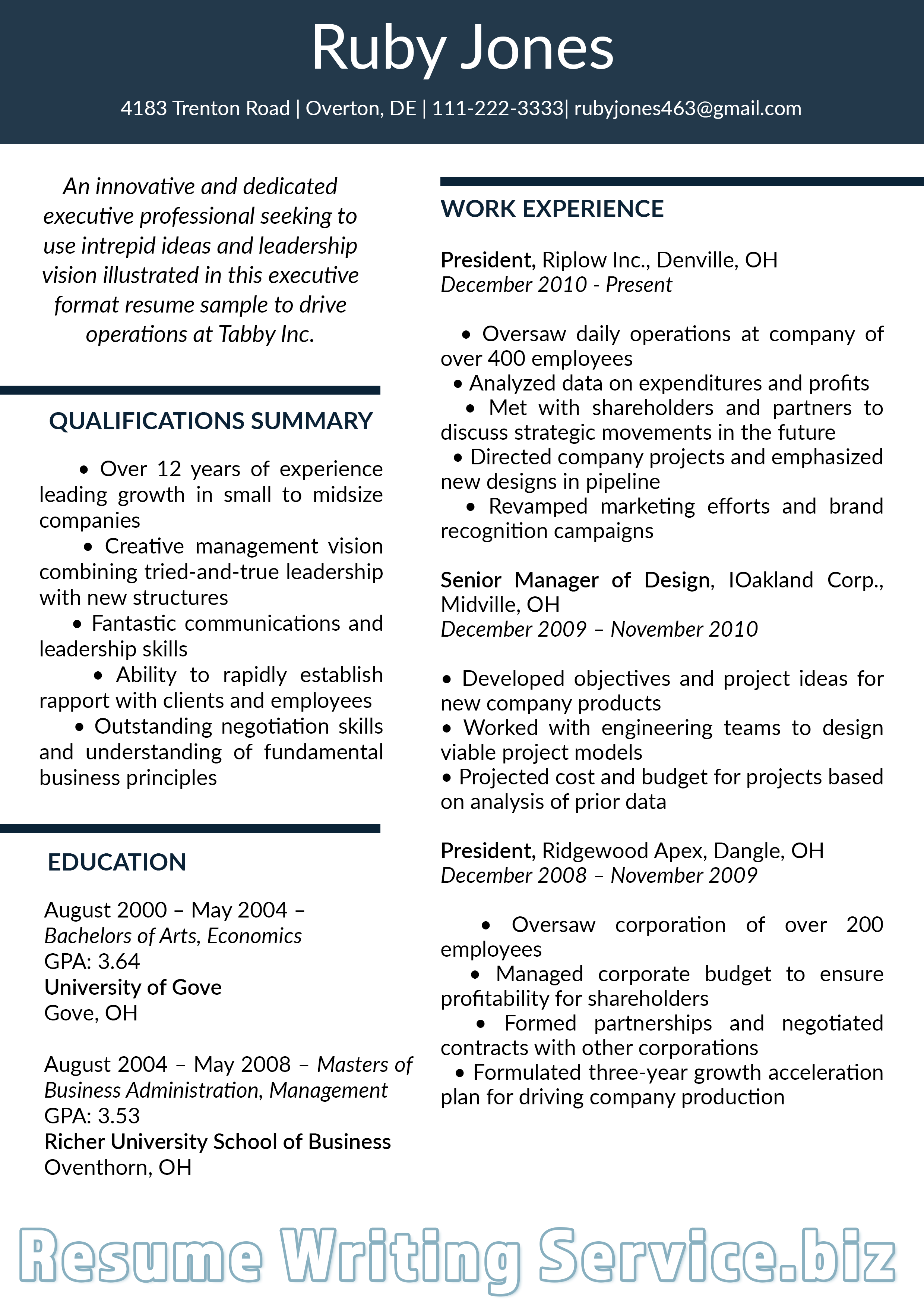Good Resume Examples 2019