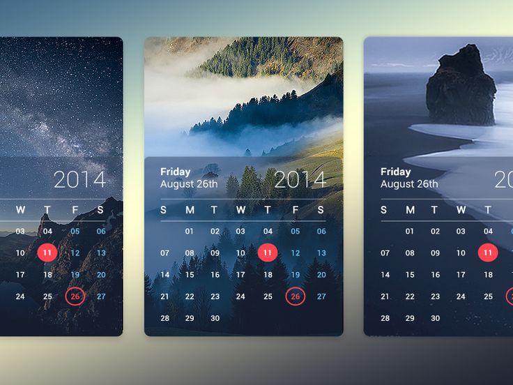 Calendar Design Inspiration
