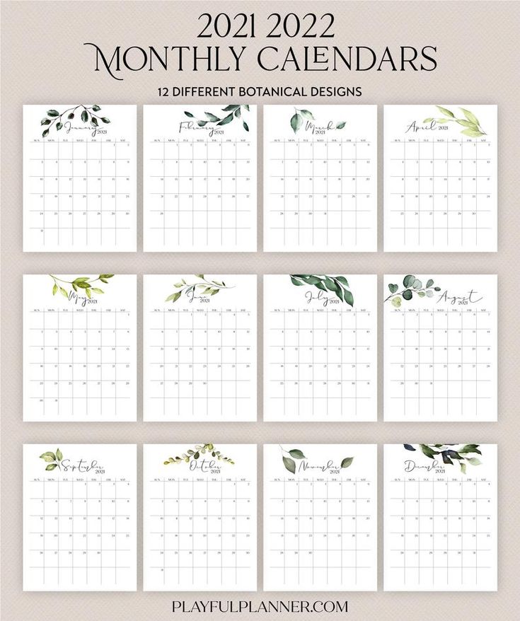 Daily Calendar Design Size