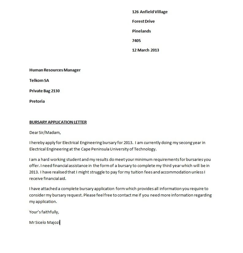 Job Application Letter For Accountant Pdf