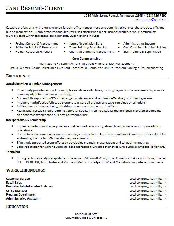 Investment Banking Cv Template