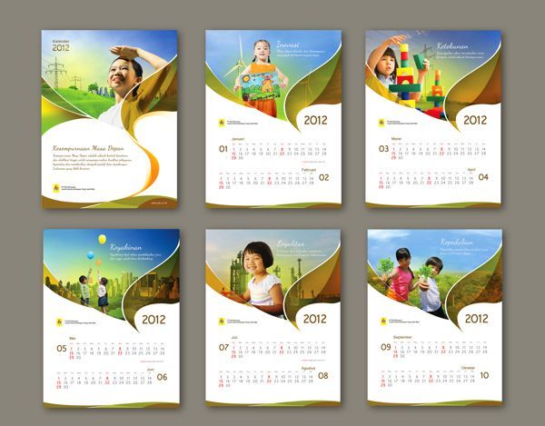 Pinterest Calendar Design