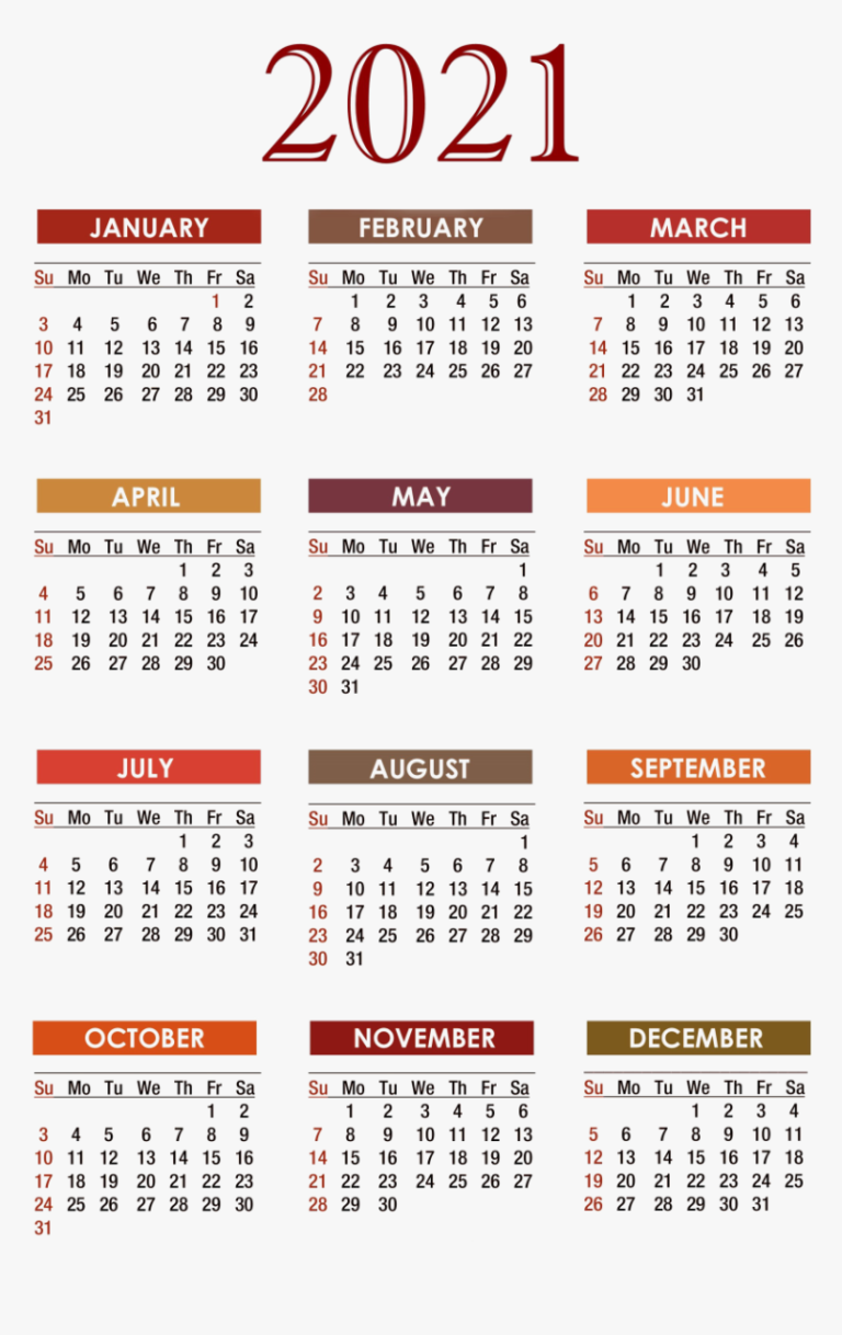New Year Calendar Design Free Download