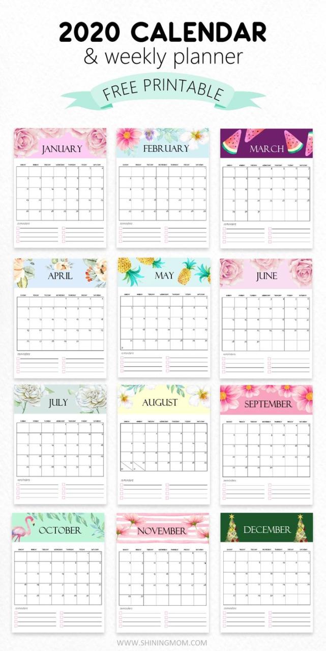 Weekly Calendar Design