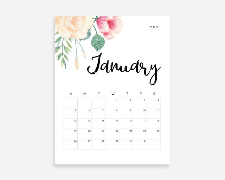 Calendar 2021 Design Pinterest