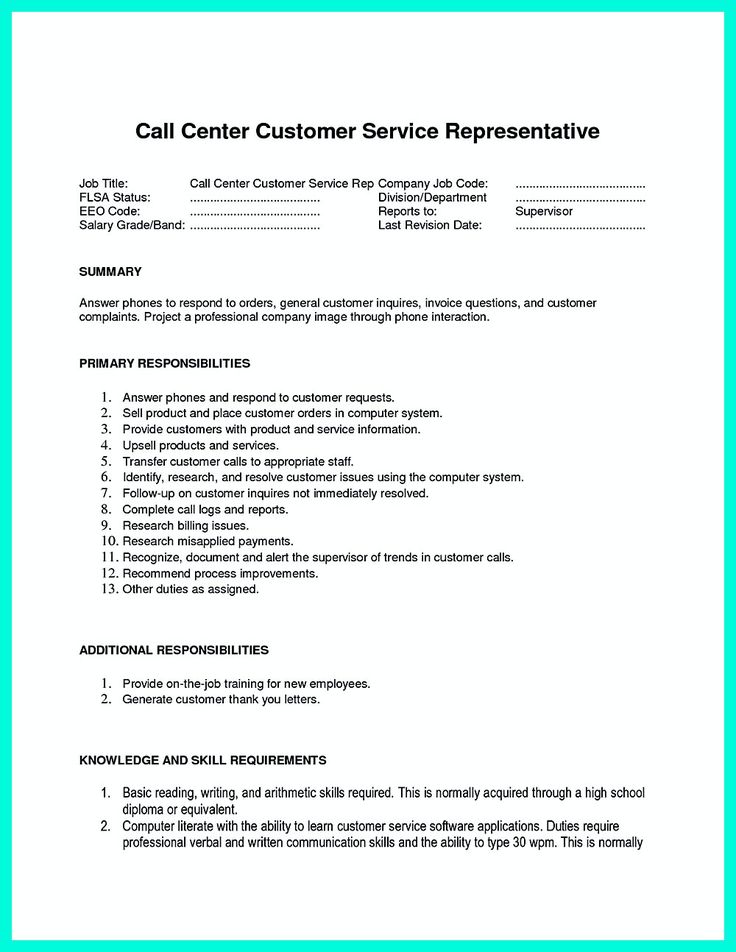 Sample Cover Letter For A Call Center Agent