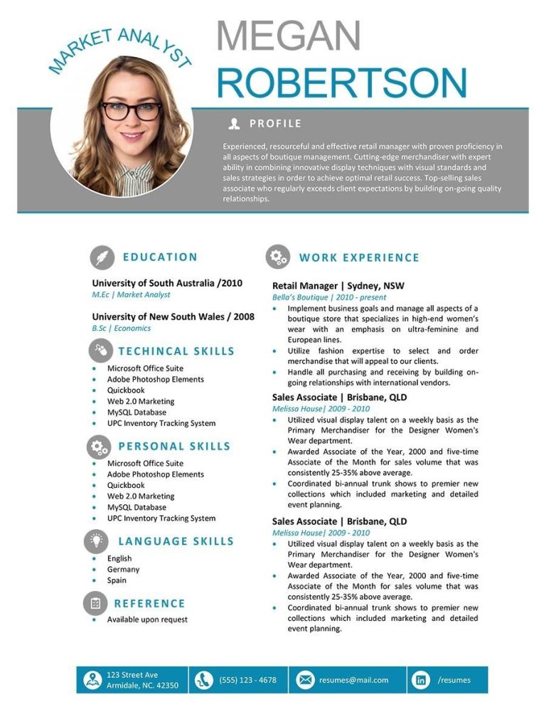 Creative Resume Sample Download