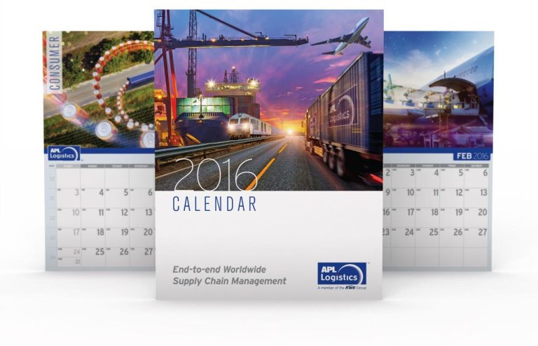 Paint Company Calendar Design