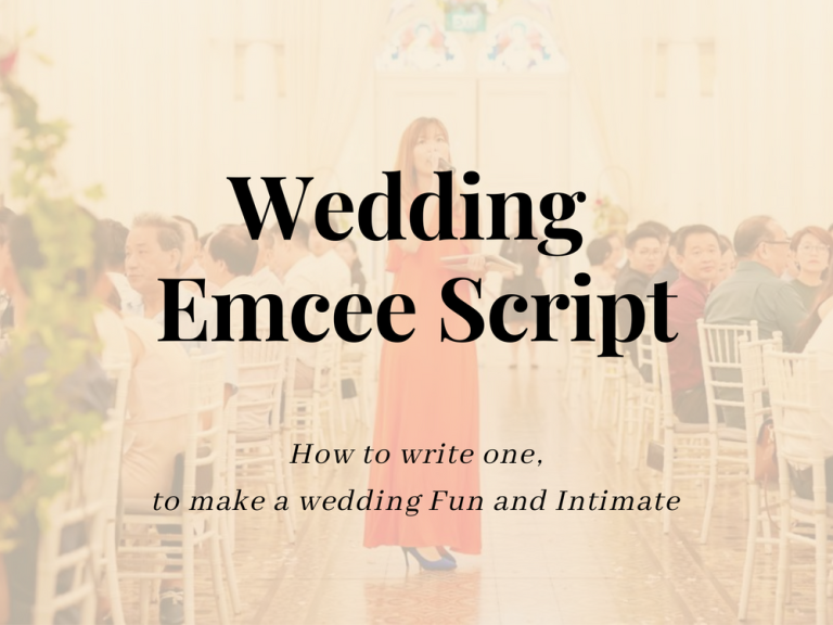 Emcee Script For Wedding During Covid