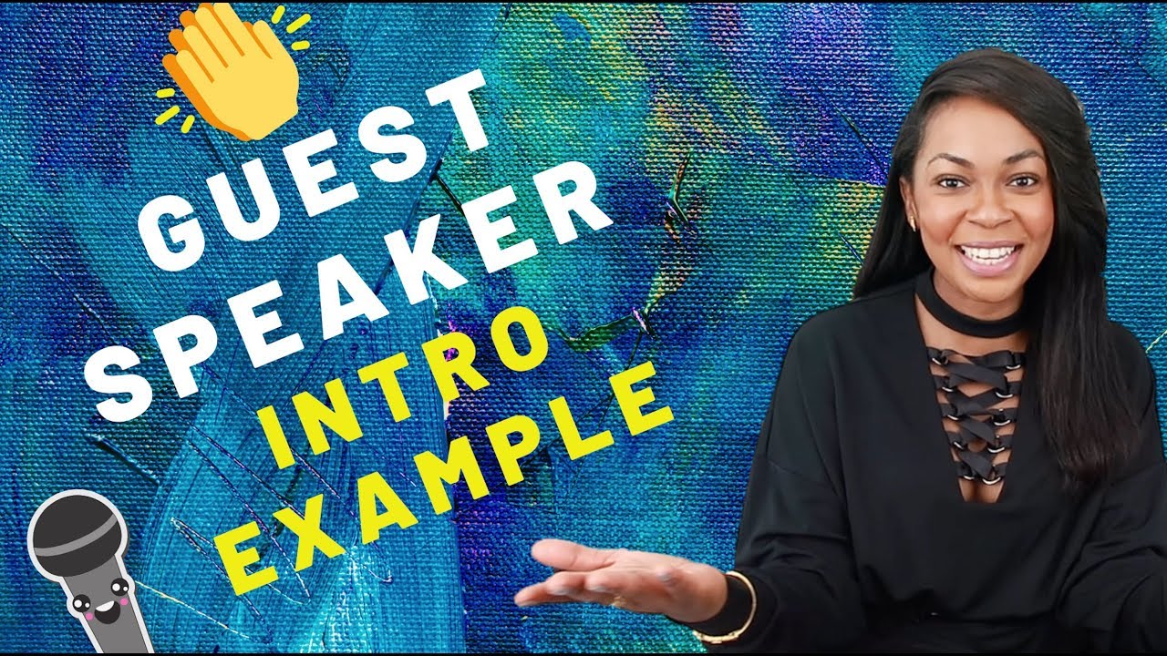 What Should I Say When Introducing A Guest Speaker