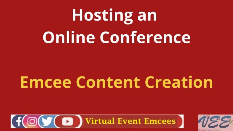 How To Mc A Virtual Conference