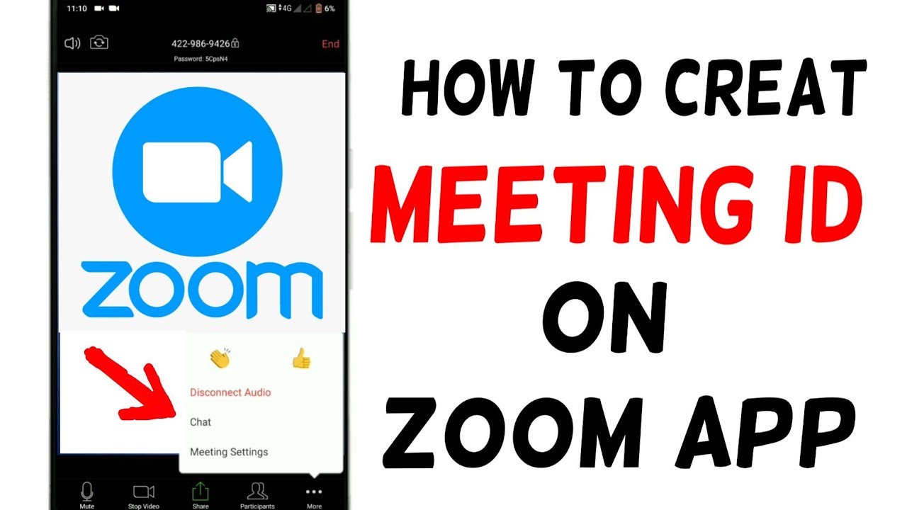 How To Create Zoom Meeting Id And Password In Mobile