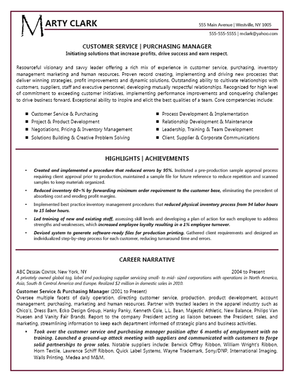 Customer Relationship Management Resume Examples
