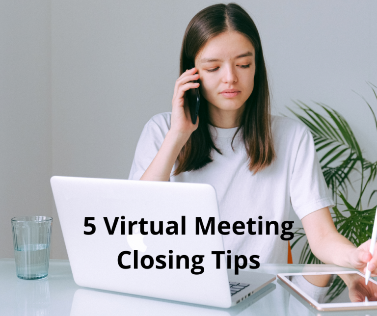 Closing Remarks For Virtual Meeting