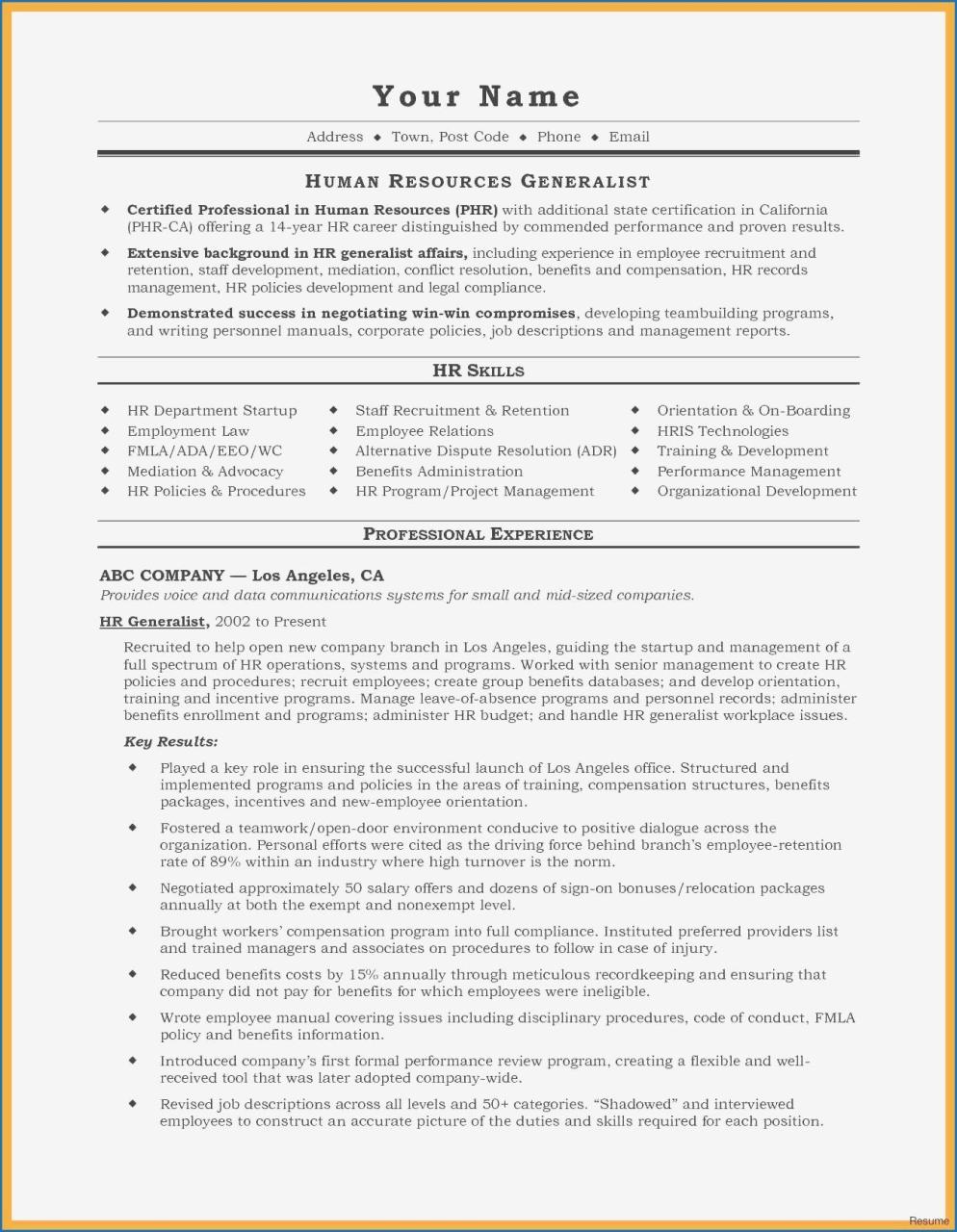 Resume Template For Administrative Assistant Free