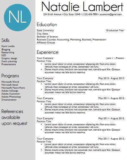 How To Create Your Own Resume Template On Word
