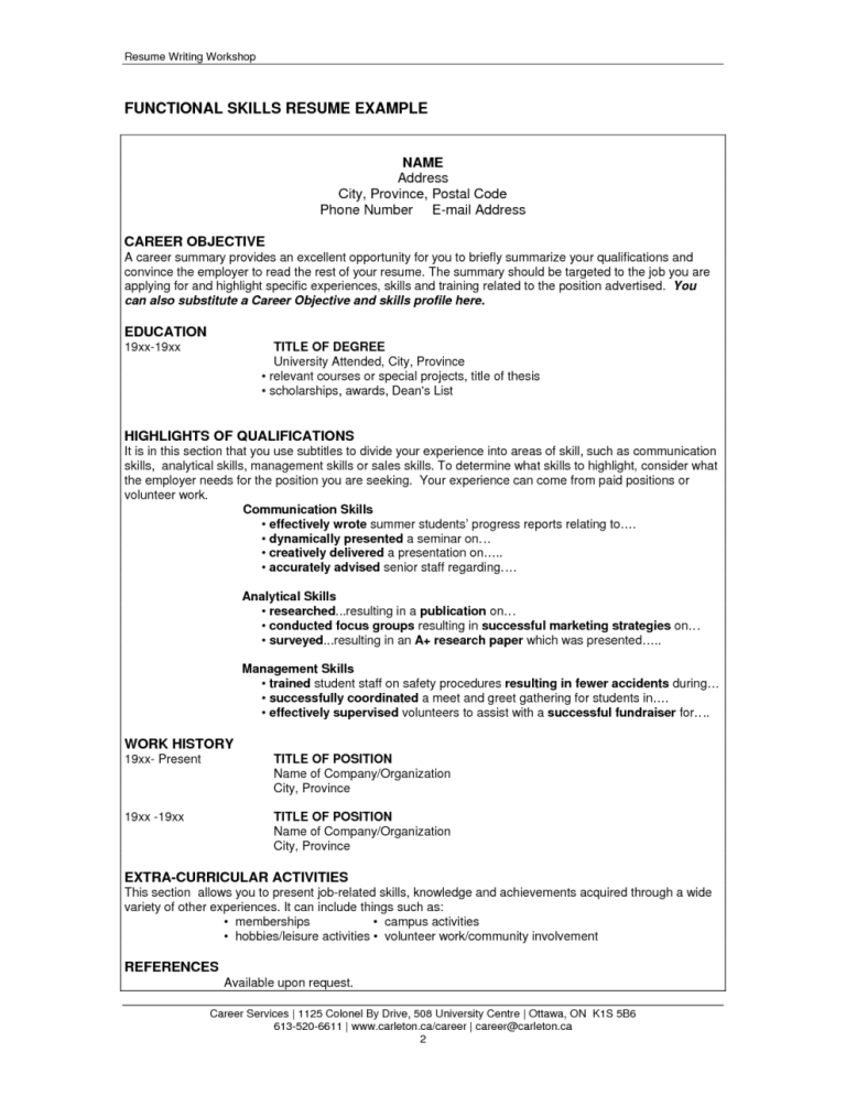 What Are Good Special Skills To Put On A Resume