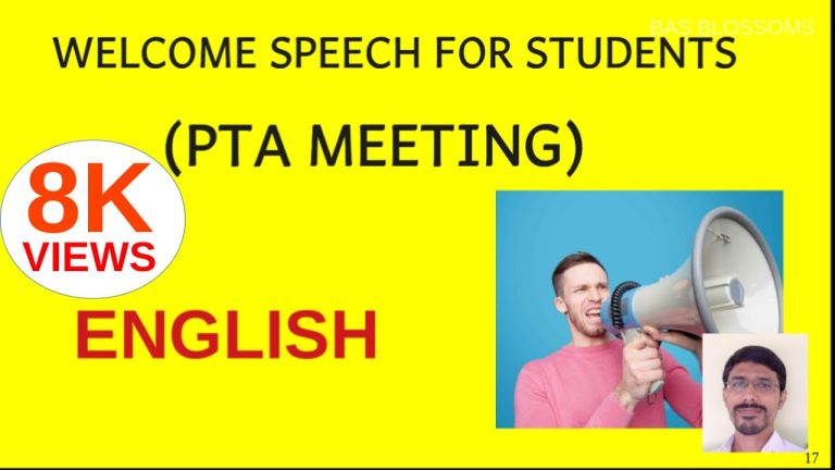 Welcome Speech For Pta Meeting During Covid-19