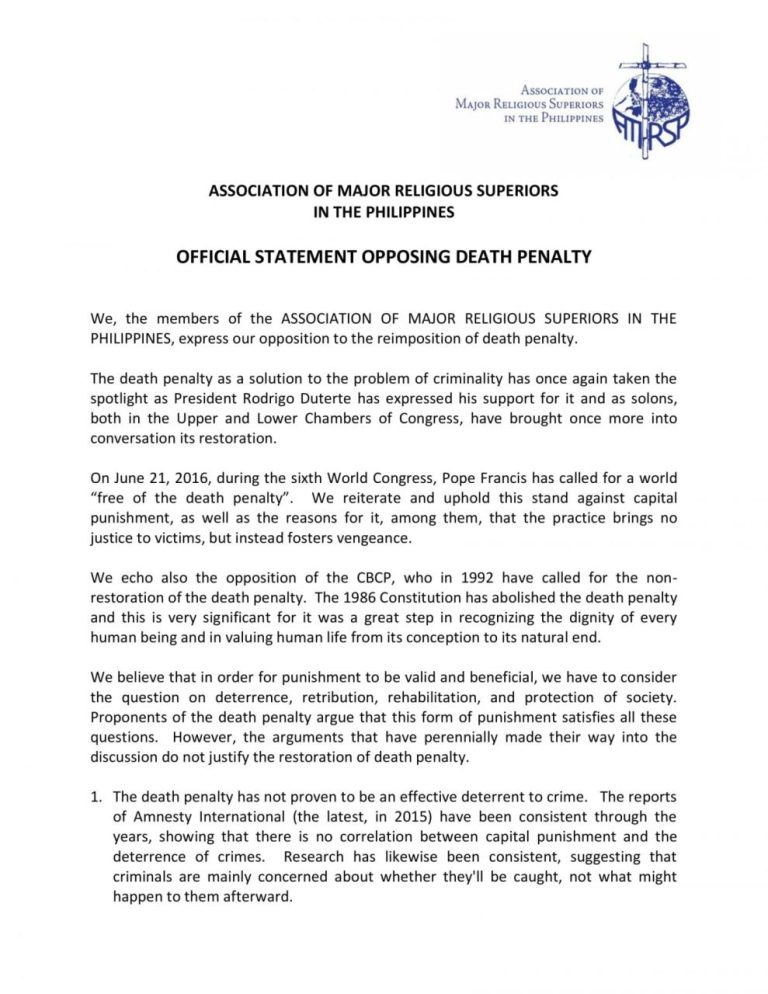 Sample Debate Script About Death Penalty