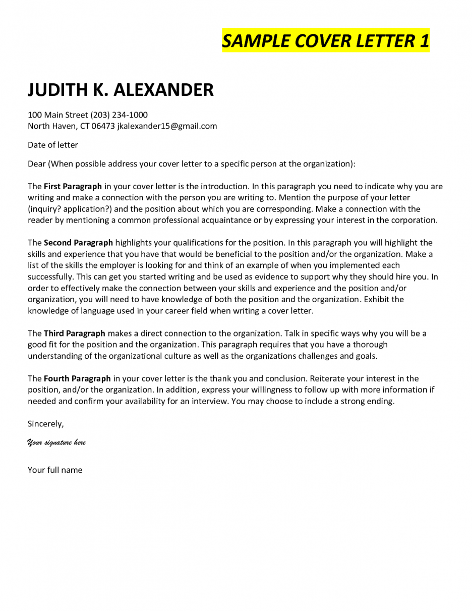 Ending Statement Letter