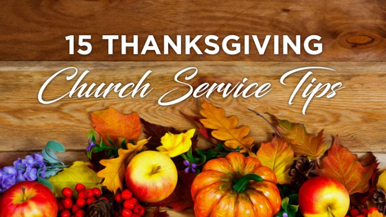 Welcome Address For Church Thanksgiving Service