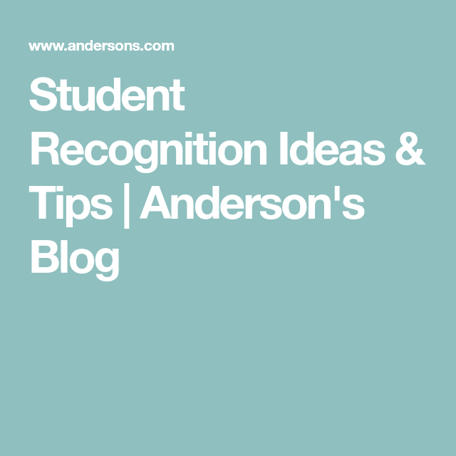 Student Recognition Ideas
