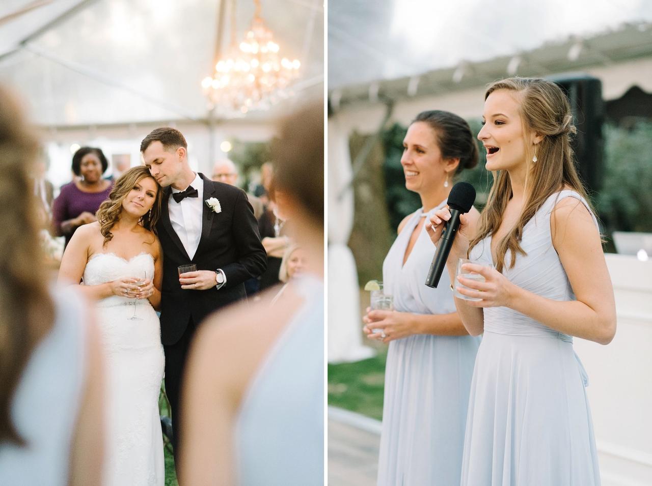 Sweet reactions during a wedding toast by the maid of honor! Wedding speech, Best man wedding