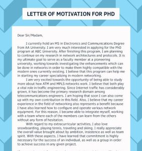 Example Motivation Letter Exchange Program EXAMPLEPAPERS