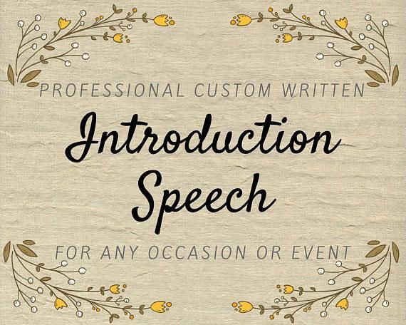 Introduction Speech Writing Service Emcee (MC) Introducing Keynote