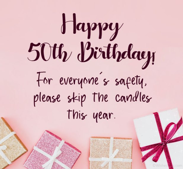 100+ Funny 50th Birthday Wishes, Messages And Quotes Ham Whatsapp