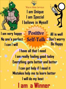 Positive Self Talk in children (3 years6 years)helps them develop confidence and motivates them