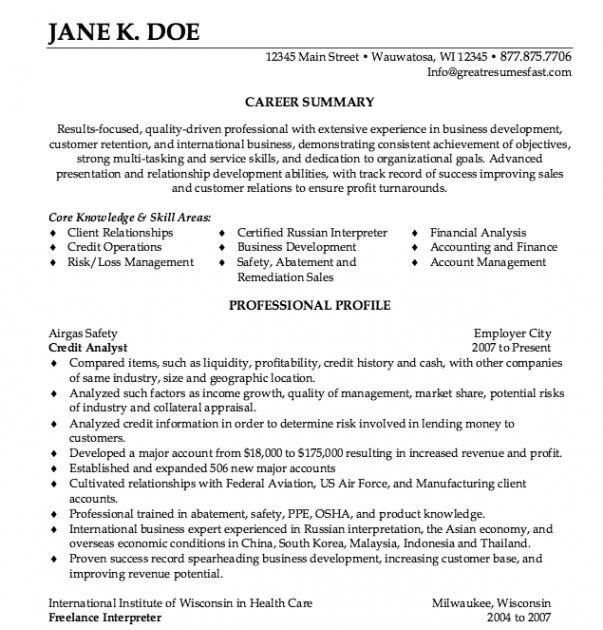 Personal Statement Cv Examples No Experience